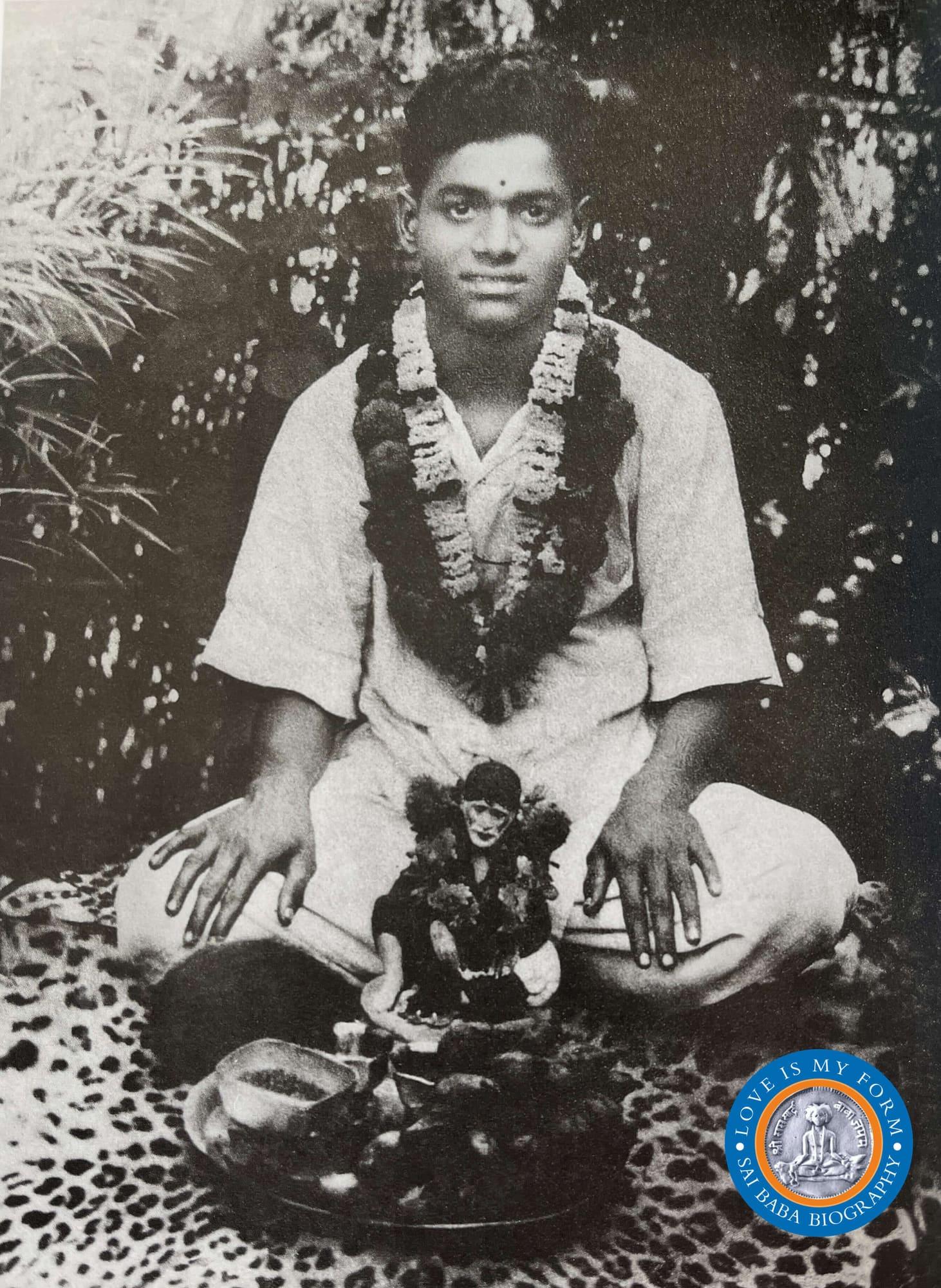 The first photograph taken after the declaration. Photo from Love Is My Form: The Advent Book by R. Padmanaban