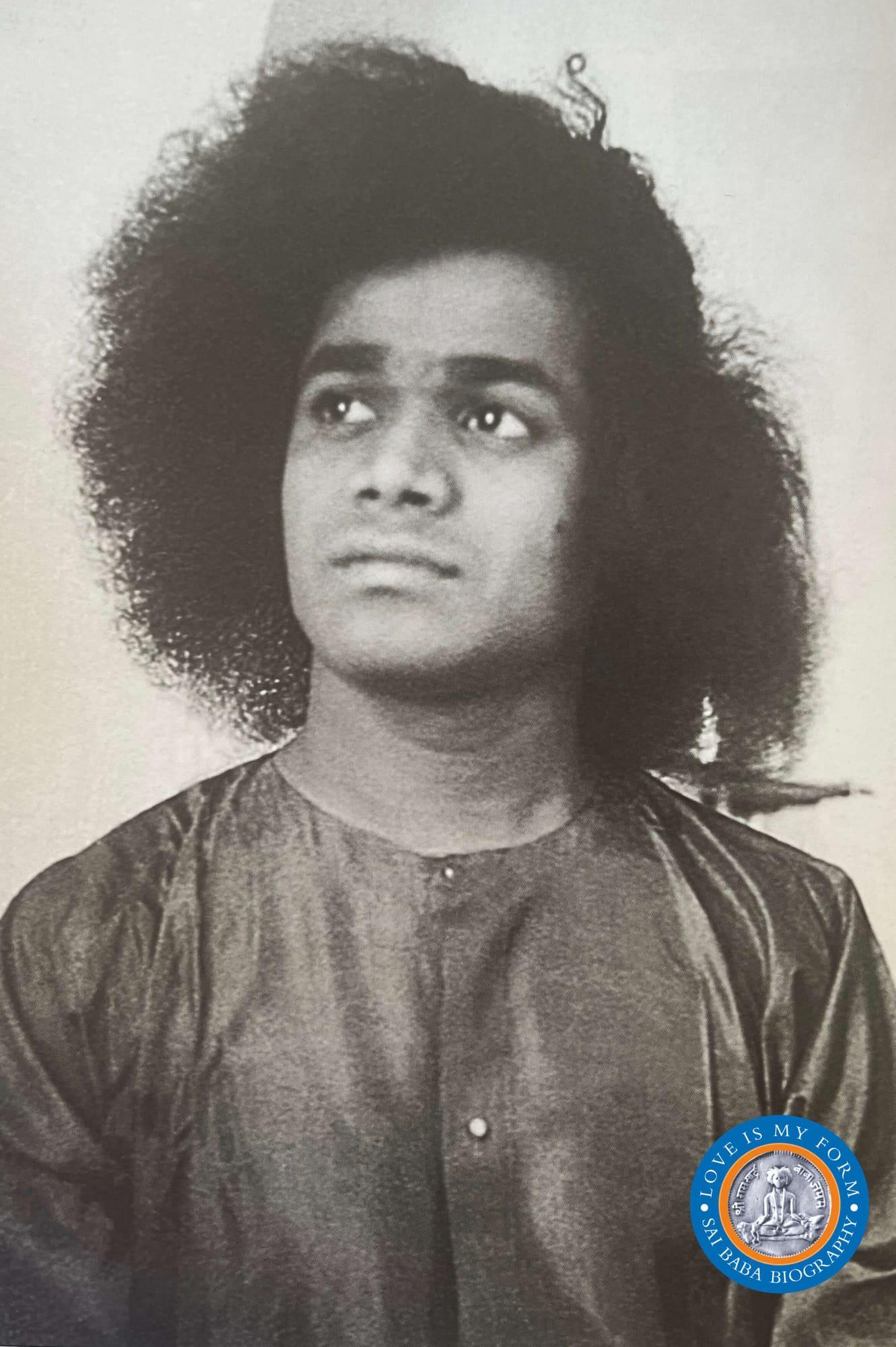 Sri Sathya Sai Baba. Photo from Love Is My Form: The Advent Book by R. Padmanaban